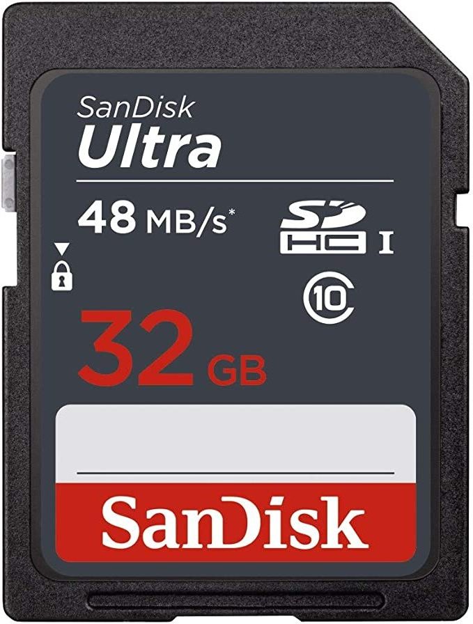 SanDisk Ultra 32GB SDHC Class 10 UHS-1 48MB/s Memory Card