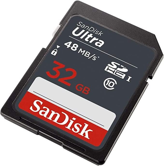 SanDisk Ultra 32GB SDHC Class 10 UHS-1 48MB/s Memory Card