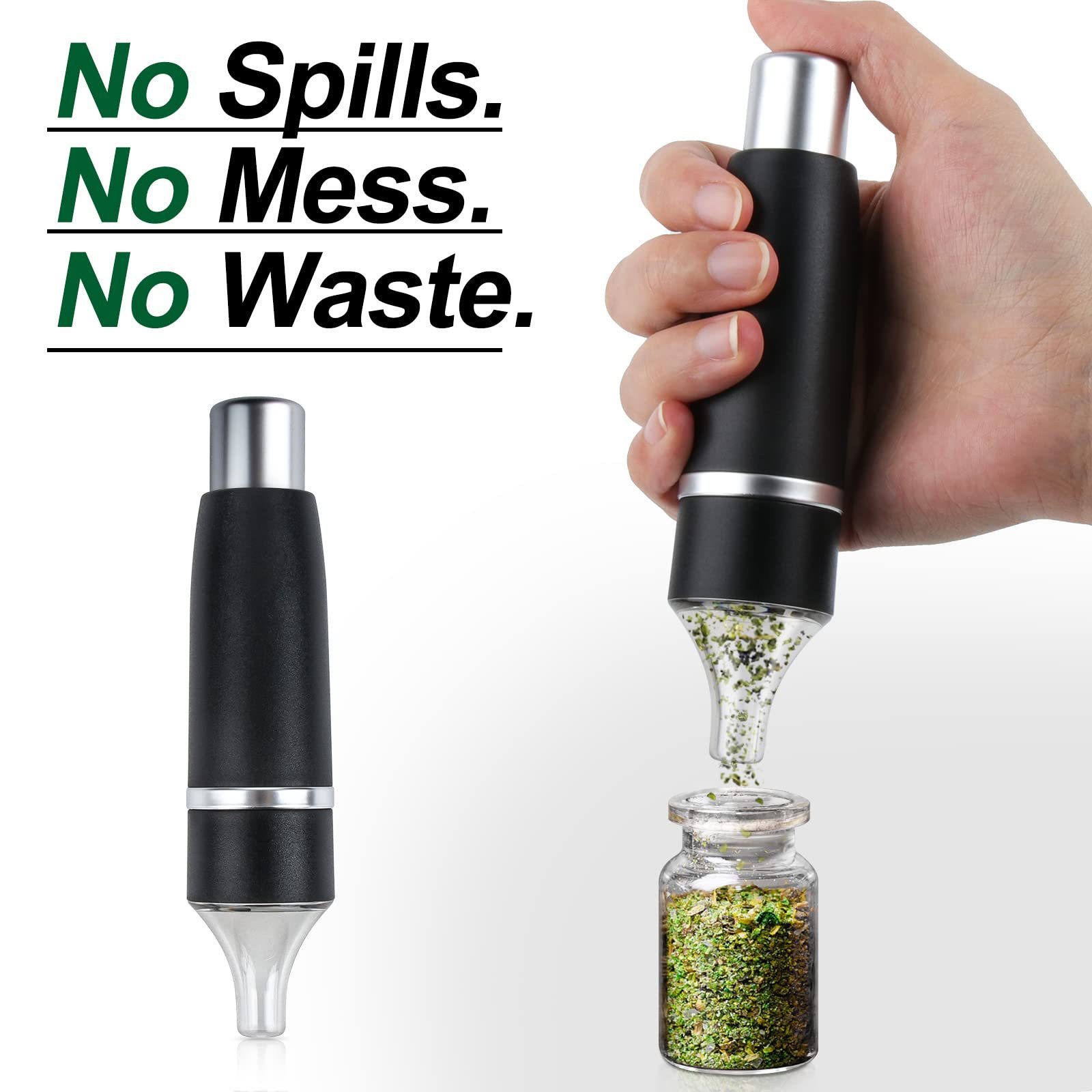 portable manual press pen type smoke grinder