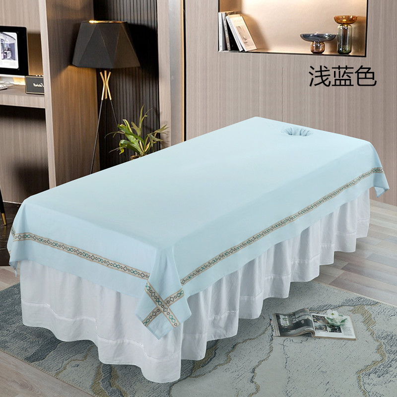 Beauty Bedsheet Professional Massage cotton Soft Spa Sheet Salon Table Cover with Hole and Face