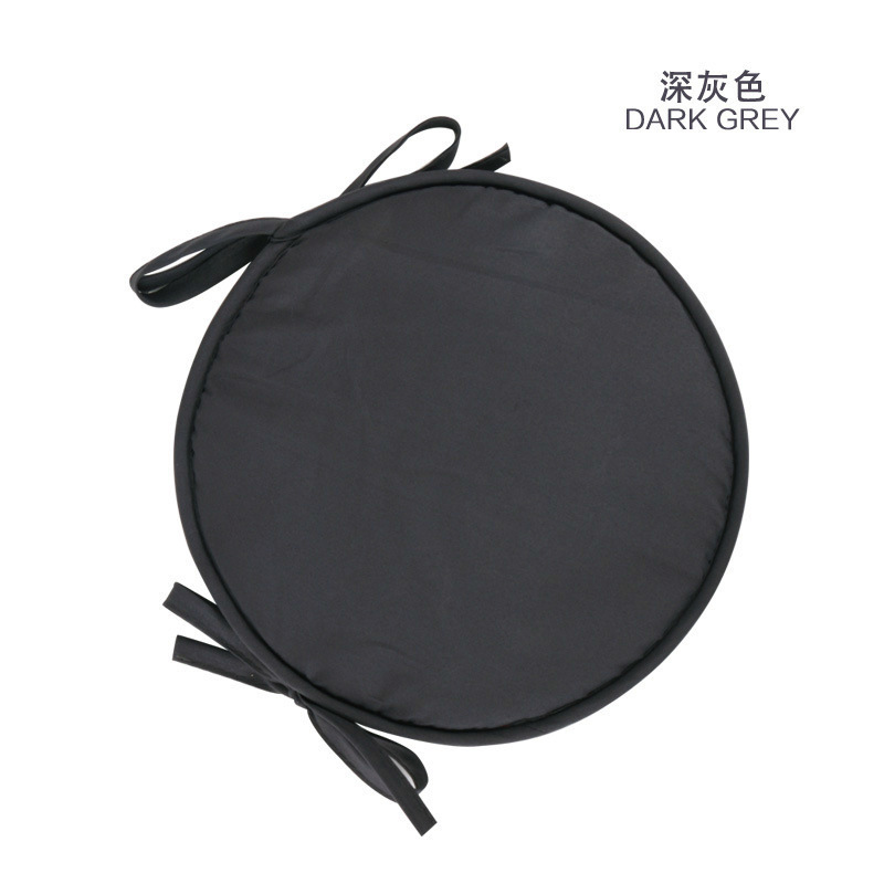 Chair Cushions with Ties Memory Foam Cushion Non-Slip Round Seat Cushion for Office Chair Green