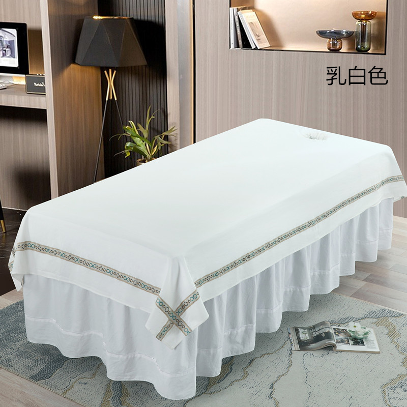 Beauty Bedsheet Professional Massage cotton Soft Spa Sheet Salon Table Cover with Hole and Face