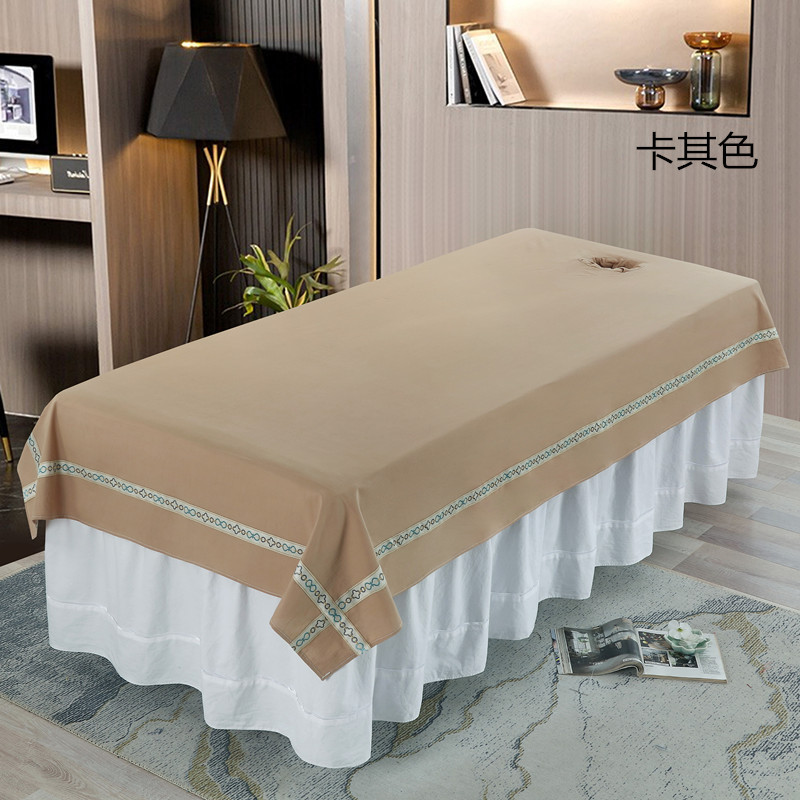 Beauty Bedsheet Professional Massage cotton Soft Spa Sheet Salon Table Cover with Hole and Face