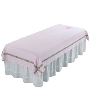 Beauty Bedsheet Professional Massage cotton Soft Spa Sheet Salon Table Cover with Hole and Face