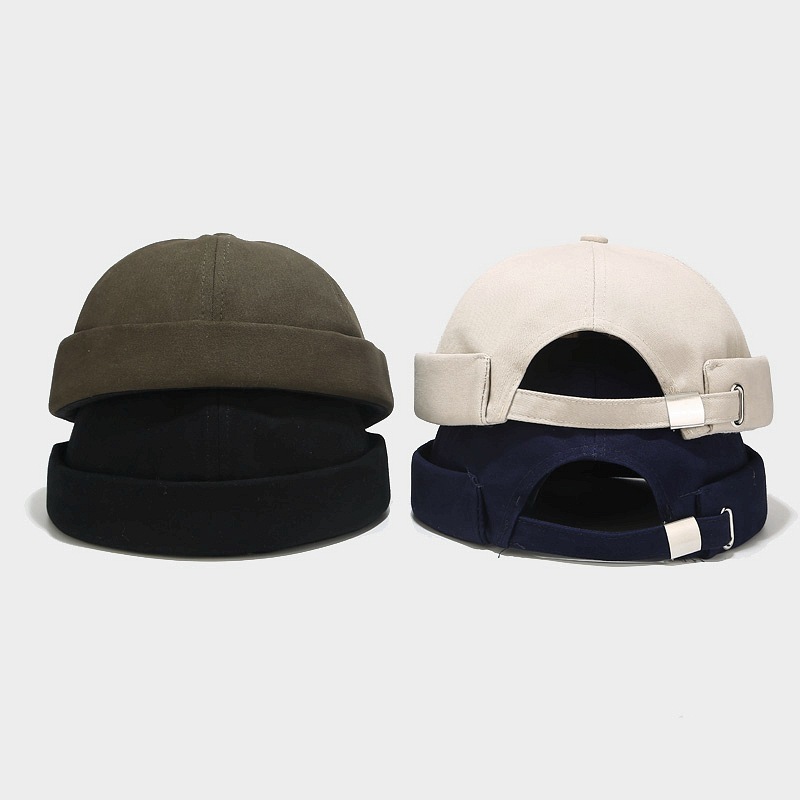 wholesale adjustable fashion hot sell  baseball round brimless cap without brim