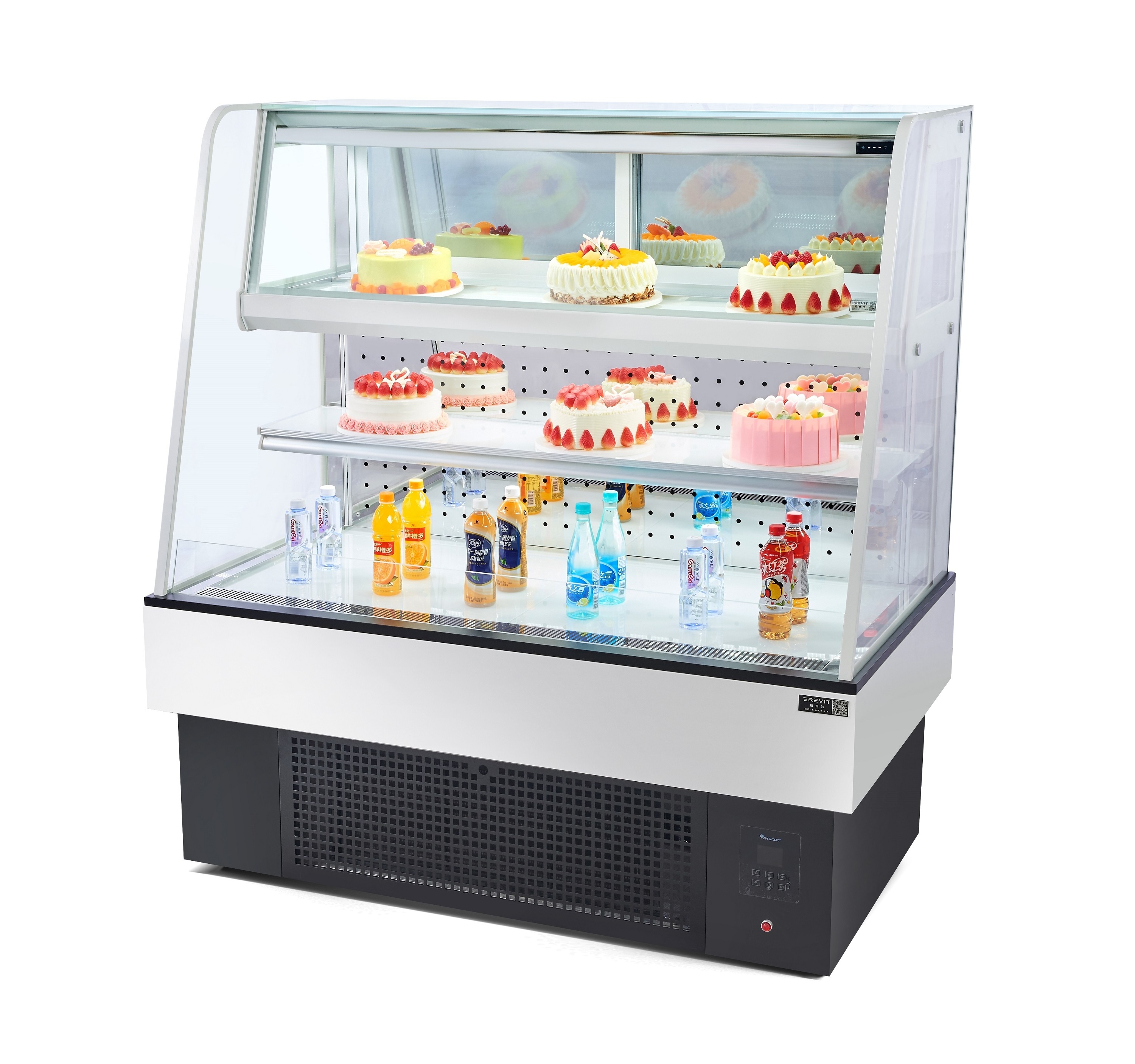 BREVIT Supermarket Commercial Meat Display Refrigerator Freezer Meat Display Case