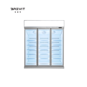 BREVIT 2 door beverage cooler beverage display cooler for gatorade Beverage Display Refrigerator