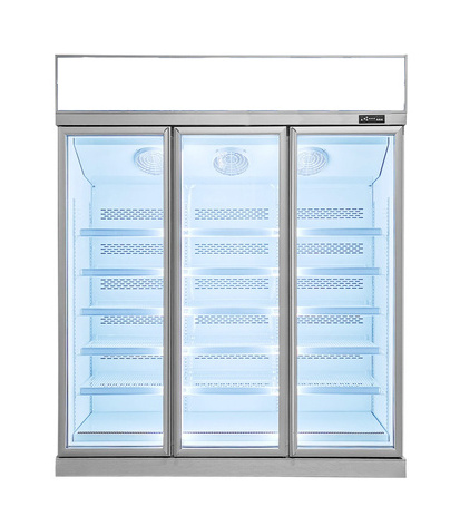 BREVIT 2 door beverage cooler beverage display cooler for gatorade Beverage Display Refrigerator