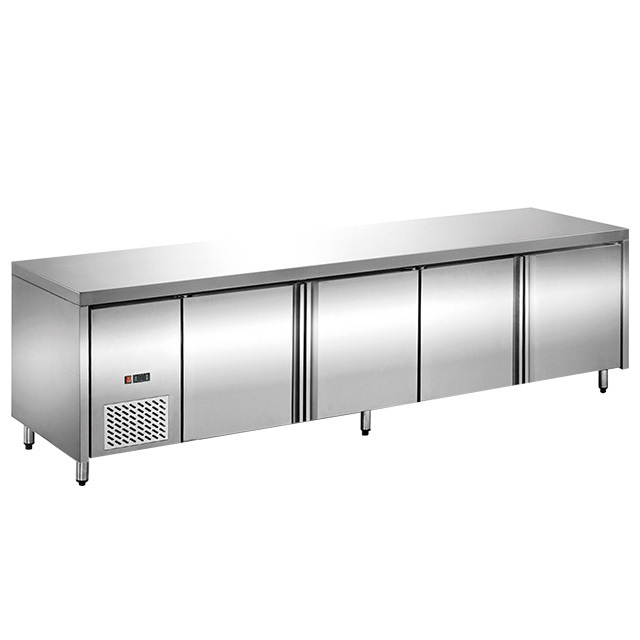 Professional Manufacturer Of Work Table Kitchen Bench Stainless Steel Under Table Chest Workbench Fridge Freezer For Food