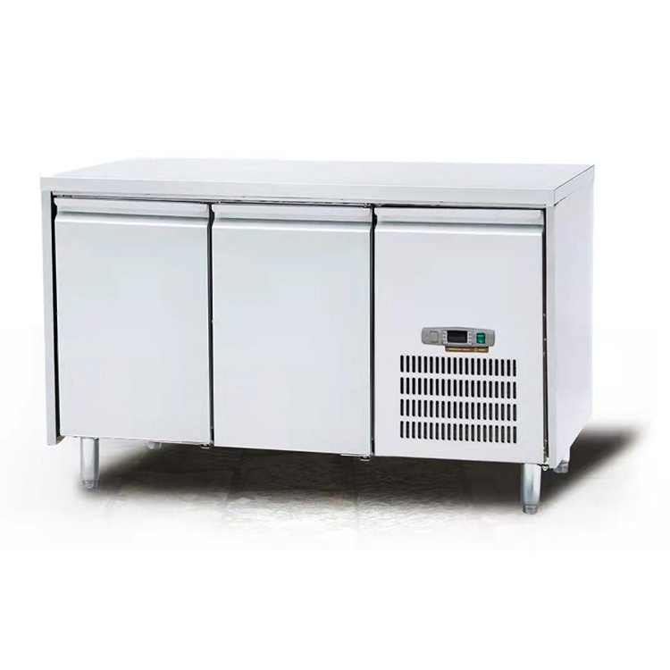 Professional Manufacturer Of Work Table Kitchen Bench Stainless Steel Under Table Chest Workbench Fridge Freezer For Food