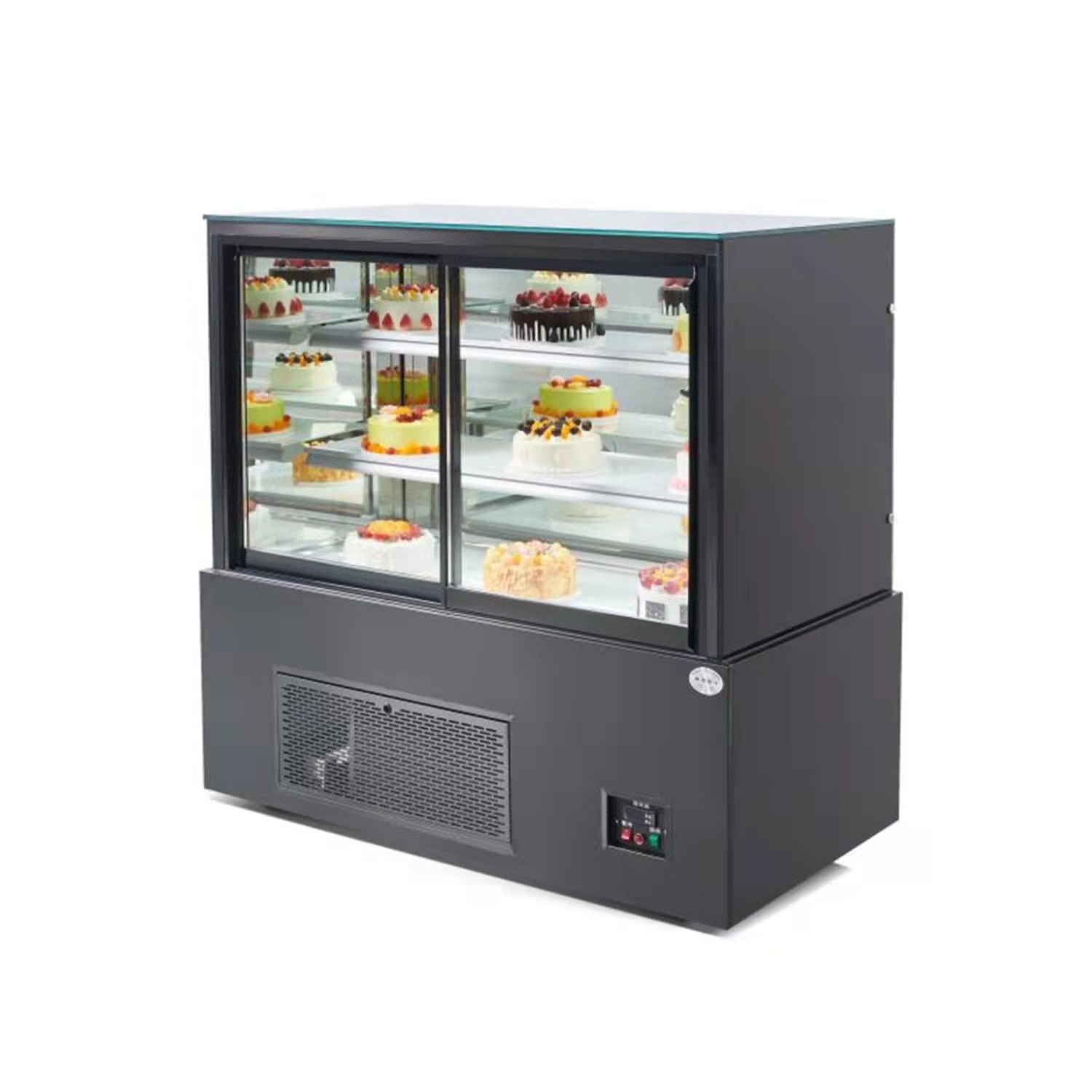 New Design Round Pastry Display Refrigerator Bakery Cake Showcase