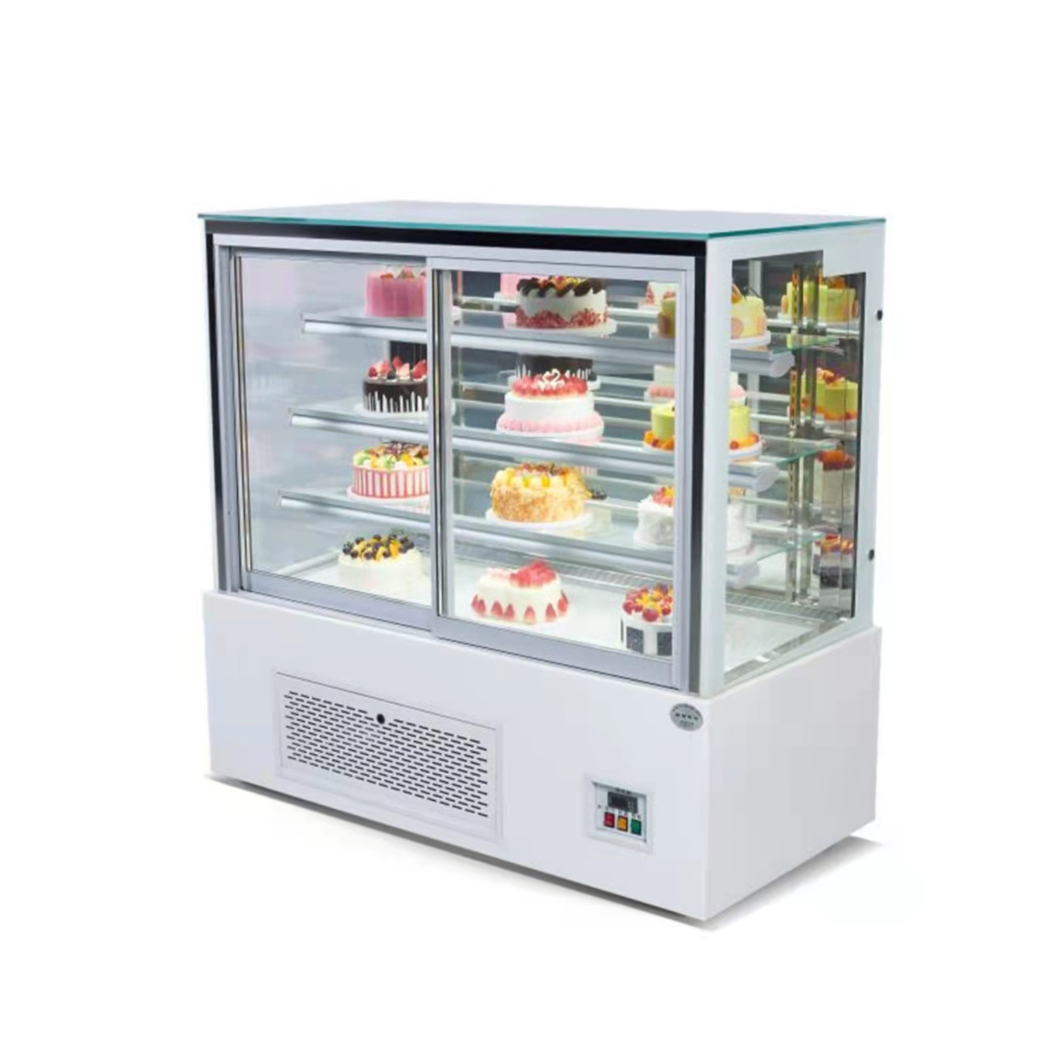 New Design Round Pastry Display Refrigerator Bakery Cake Showcase