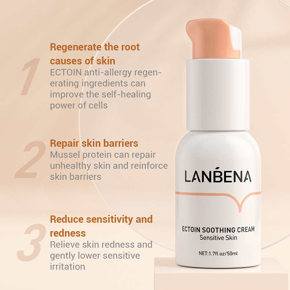 LANBENA Highly recommend ectoin face moisturizer cream face lotion for sensitive skin