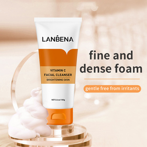 LANBENA Vitamin C Foam Face Wash Nourishing Whitening Skin Facial Cleanser For Men