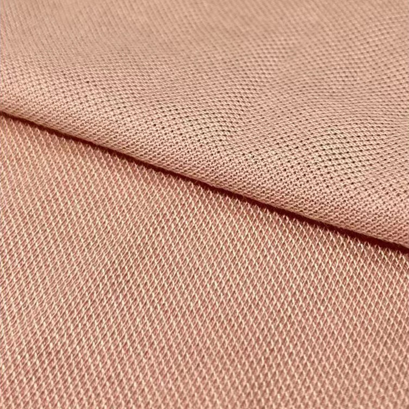 Boran Textile Wholesale Stock Organic Cotton Knitted Fabric Cotton Bamboo Mesh Fabric For Clothing Women Manufacturing