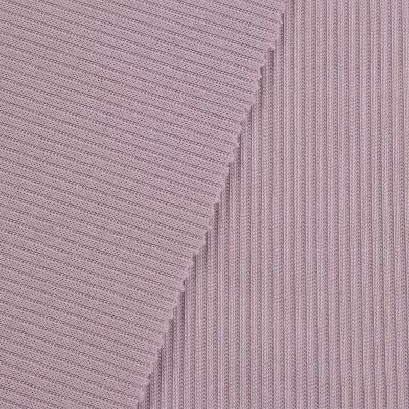 Boran Textile Recycled Ribbed 94% Rayon 6% Spandex Ring Spun Knit Interlock Double Rib Viscose Jersey Fabric For Dress