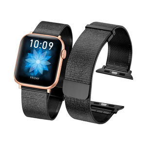 Hot Sale Stainless Magnetic Mesh Milanese Strap For smart Watch cases series 2/3/4/5/6/7 Band Metal Buckle Watch Strap Bands