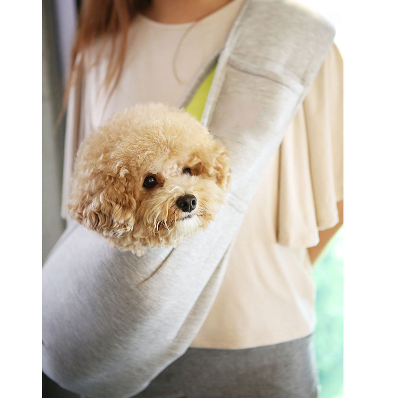 Small Dog Carrier Sling Hands Free Pet Puppy Outdoor Travel Bag Tote Reversible Pet Bag