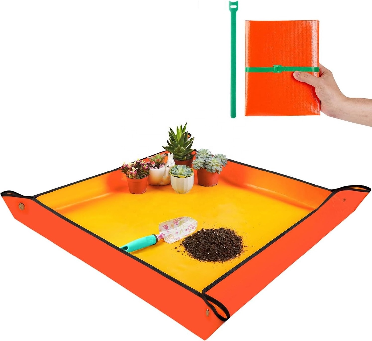 Waterproof Potting Tray Foldable Succulent Potting Mat