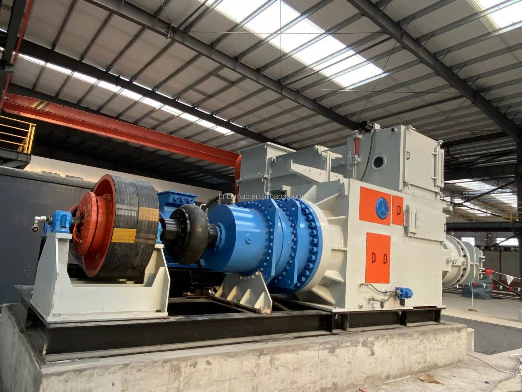 30-50 ton Per Hour Automatic Vacuum Extruder Clay Solid Bricks Extrusion Machinery Perforated clay Brick moulding machine