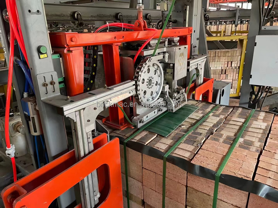 BRICKMAC manual packing machine clay block production machine bricks strapping brick packing machine for brick production line