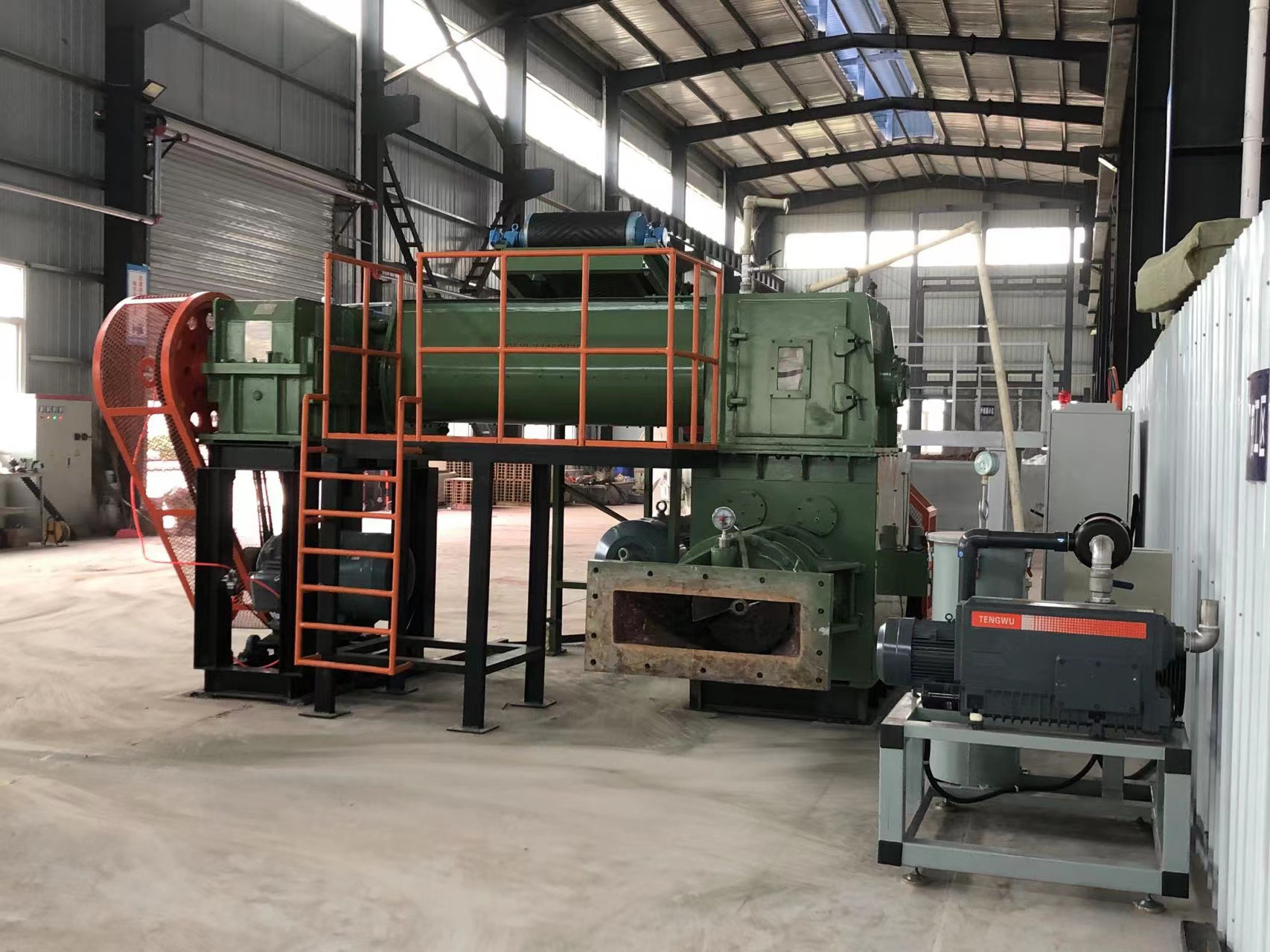 30-50 ton Per Hour Automatic Vacuum Extruder Clay Solid Bricks Extrusion Machinery Perforated clay Brick moulding machine