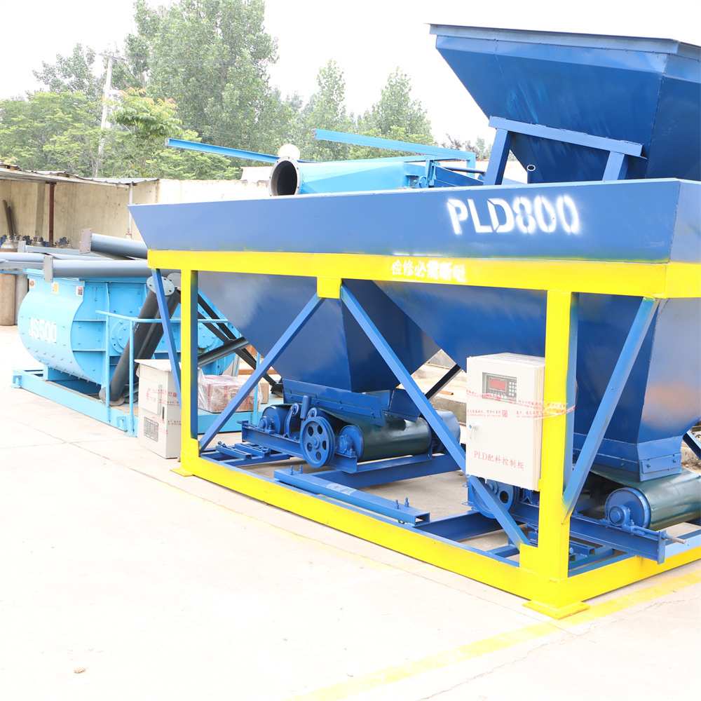 Concrete Batching Plant PLD800  Double Bin Batching machine Sand and Stone Batching Machine