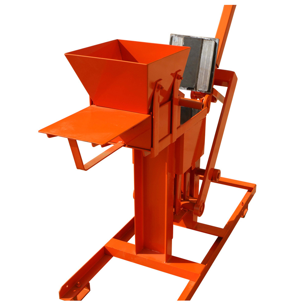 HR1-30 manual mud interlock brick block press making machine price