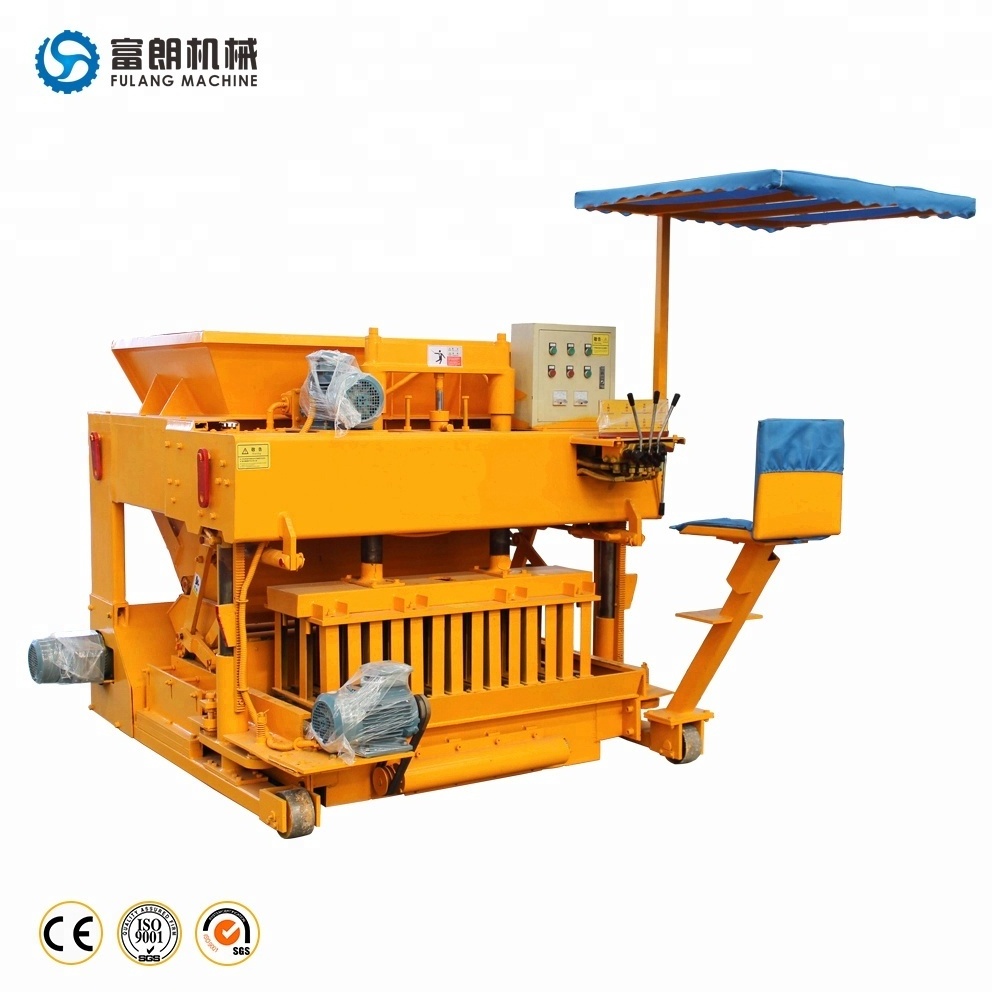 low investment business concrete block industry/ building block wall/ bricklaying machine