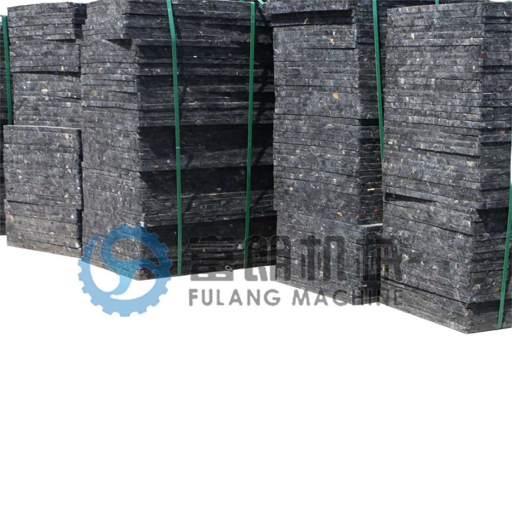 Plastic Recycled GMT Fiber Block Pallet for QT4-24 Brick Making Machine