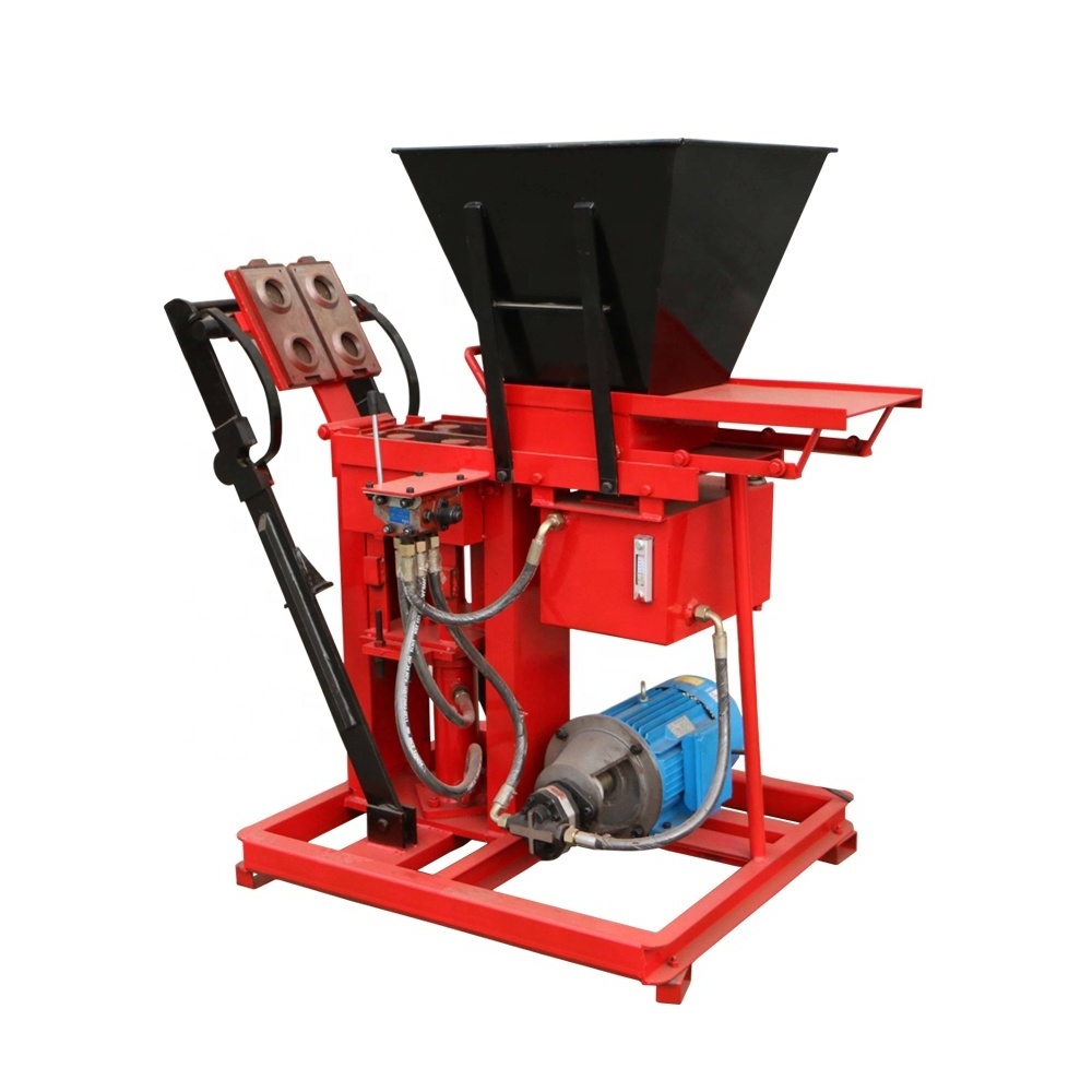 small electric manual small clay interlock brick making machine for sale