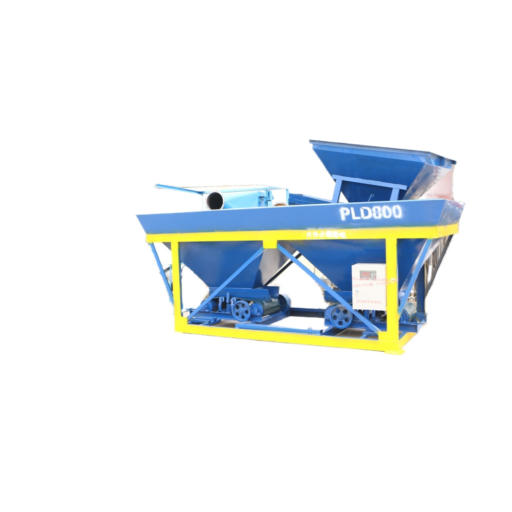 Concrete Batching Plant PLD800  Double Bin Batching machine Sand and Stone Batching Machine