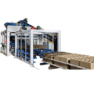 QTF12-15 concrete cement hollow brick block moulding machine