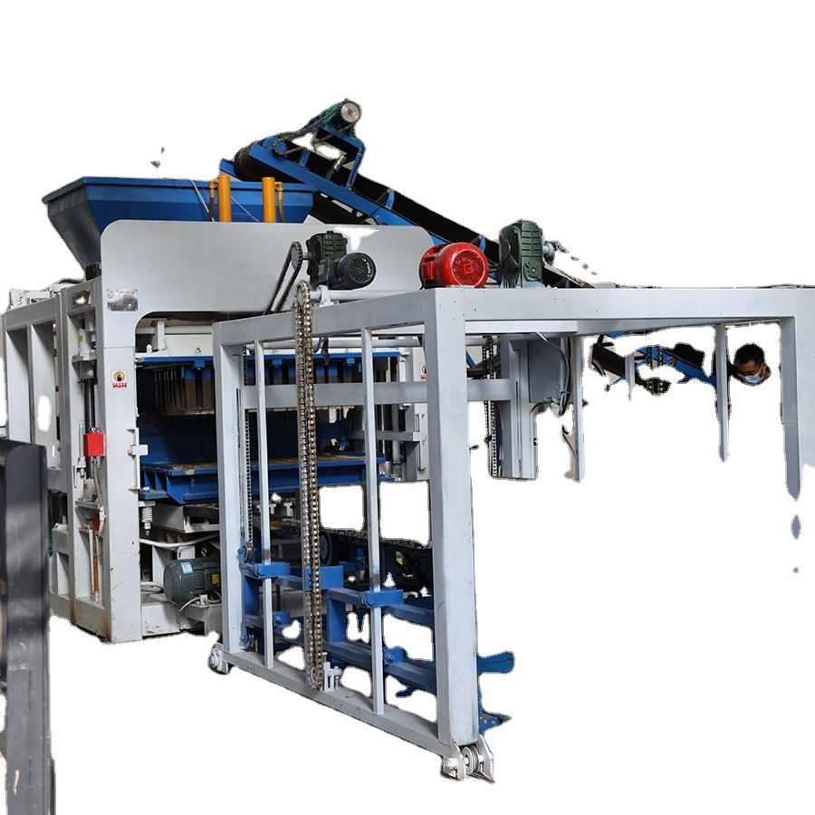 QT12-15 concrete block making machine with curing system hollow concrete block machines automatic cement brick make machine