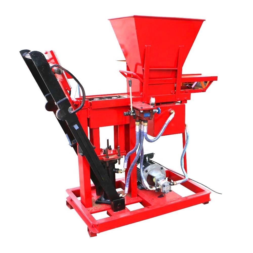 small electric manual small clay interlock brick making machine for sale