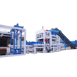 automatic concrete paver brick block making machine