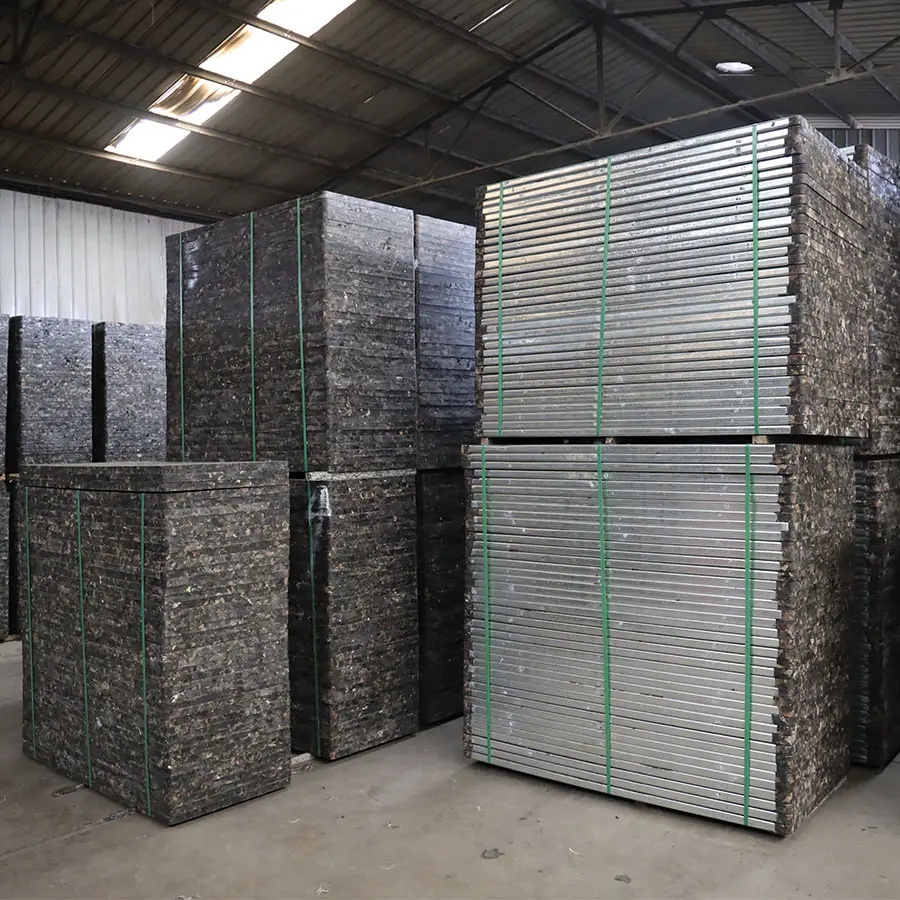 Plastic Recycled GMT Fiber Block Pallet for QT4-24 Brick Making Machine