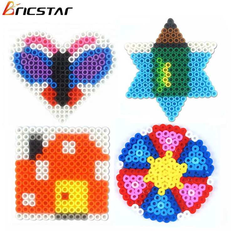 Bricstar best selling educational toys for kids diy non-toxic 5mm plastic hama fuse beads,ironing bead