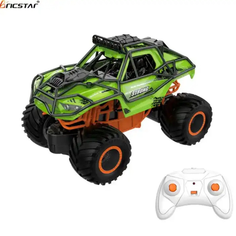 Bricstar Good quality stunt toy car remote control children 1:20 Big Wheel 2.4G Inertia RC Monster Truck Car For Sale