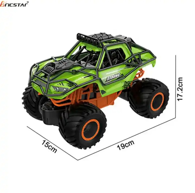 Bricstar Good quality stunt toy car remote control children 1:20 Big Wheel 2.4G Inertia RC Monster Truck Car For Sale