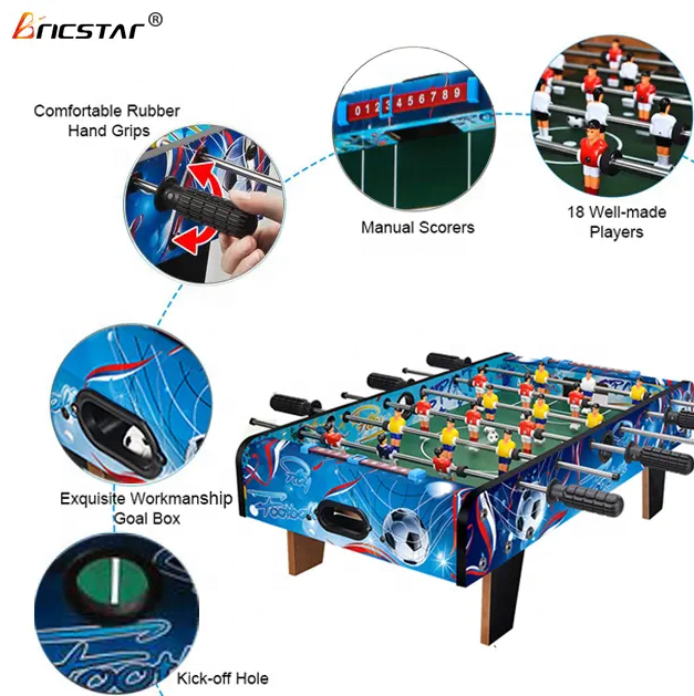 Bricstar  doodle Wooden football Soccer Table Kit Miniature finger football table game for children