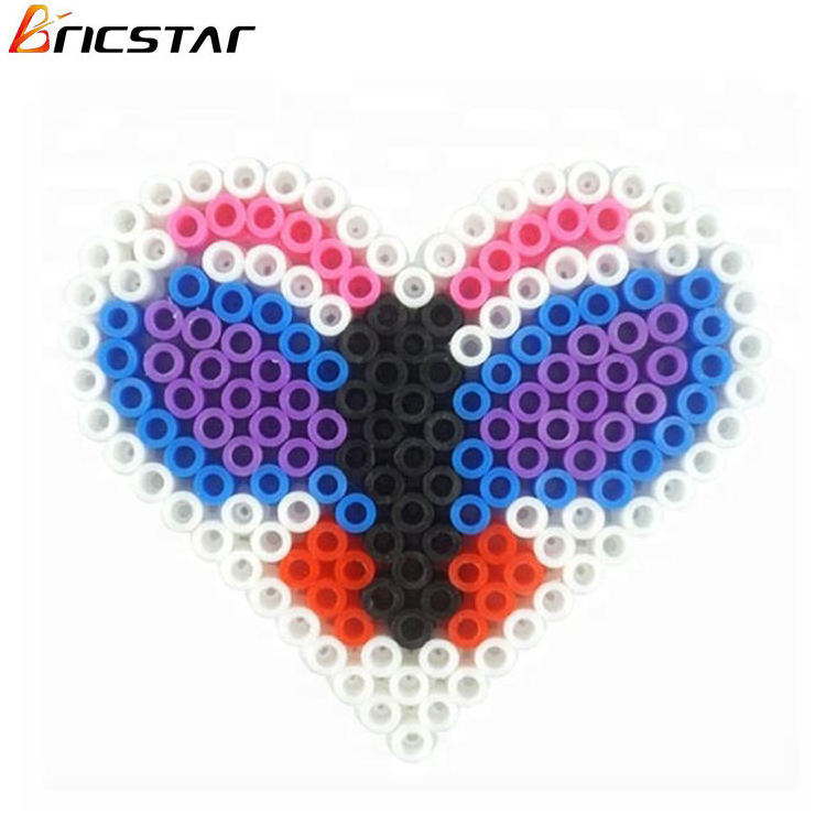 Bricstar best selling educational toys for kids diy non-toxic 5mm plastic hama fuse beads,ironing bead