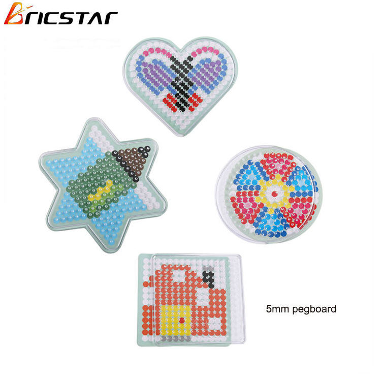 Bricstar best selling educational toys for kids diy non-toxic 5mm plastic hama fuse beads,ironing bead