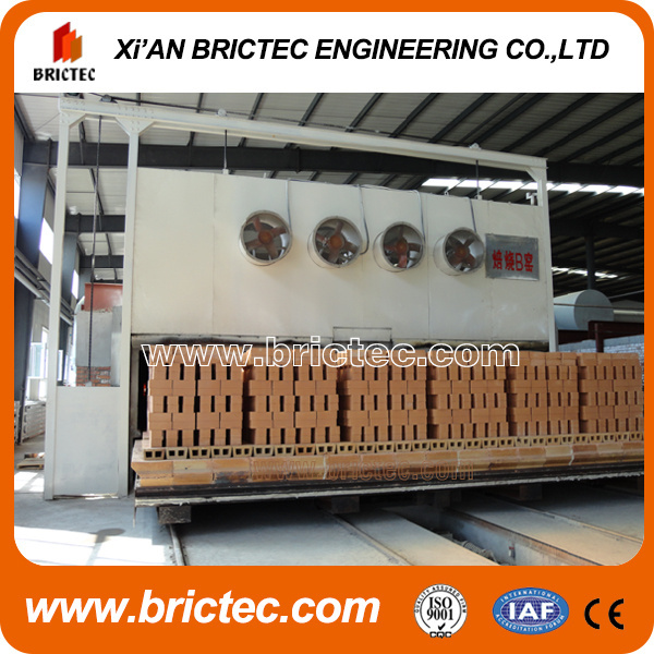 Tunnel kiln for burning bricks(Clay brick making production line)