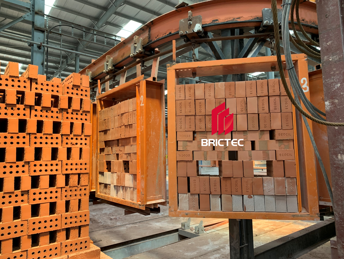 Coal fired clay  bricks kiln for burning bricks with daily capacity 150000 Pcs