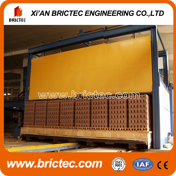 Tunnel kiln for burning bricks(Clay brick making production line)