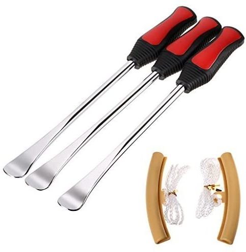 Tire Changing Spoon Lever Repair Iron Tool Kit with Rim Protector for Auto Dirt Bike Lawn Mower Motorcycle