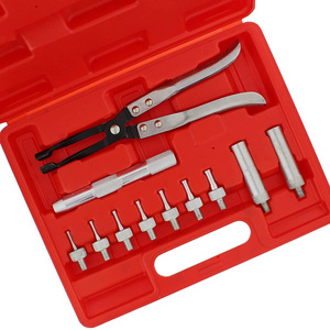 Valve Stem Seal Remover and Installer 11-Piece Tool Kit with Carrying Case-Pliers, Drive Handle, Sockets, Adapters