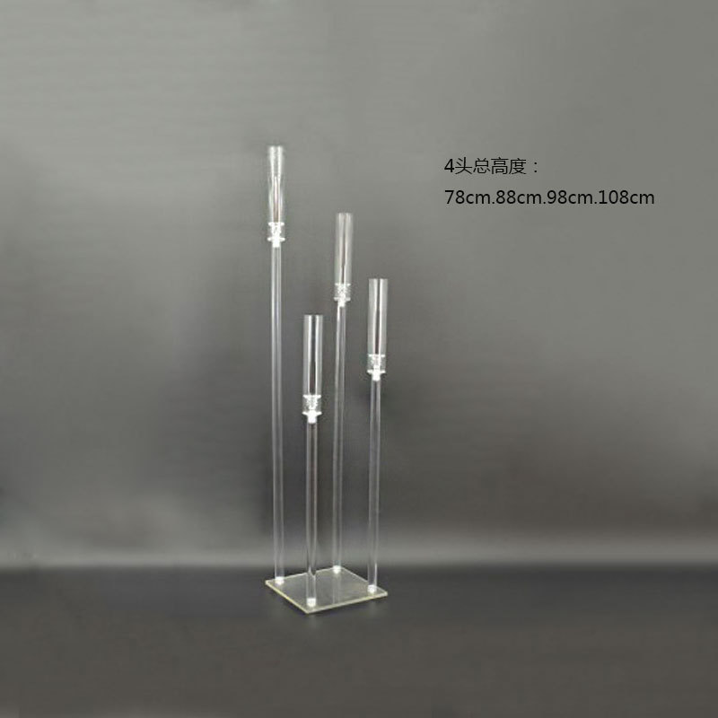 Acrylic Candle Holder for LED Candle Candlestick Holders for Table Centerpiece Living Room Wedding Party Birthday