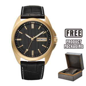 [Boxset] Promotional Price Modern Unisex Modern 42mm Diameter Fashion Quartz with Date Watch Stainless Steel ODM OEM